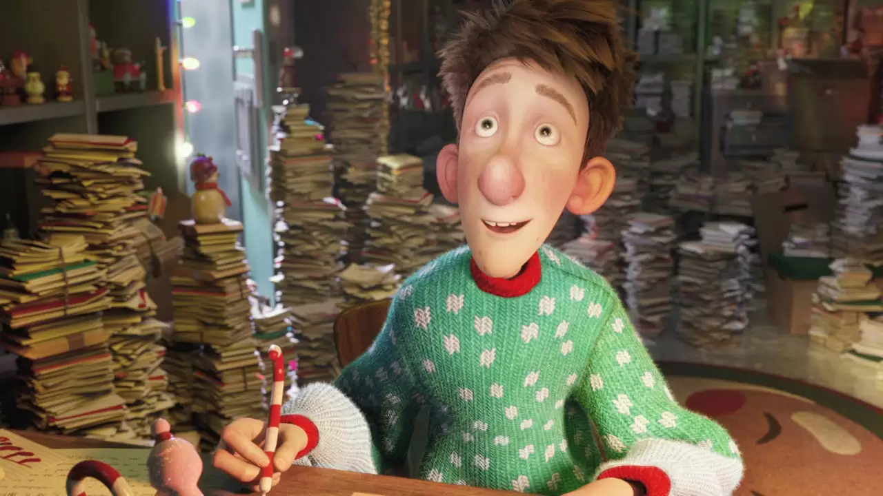 Arthur Christmas Backdrop