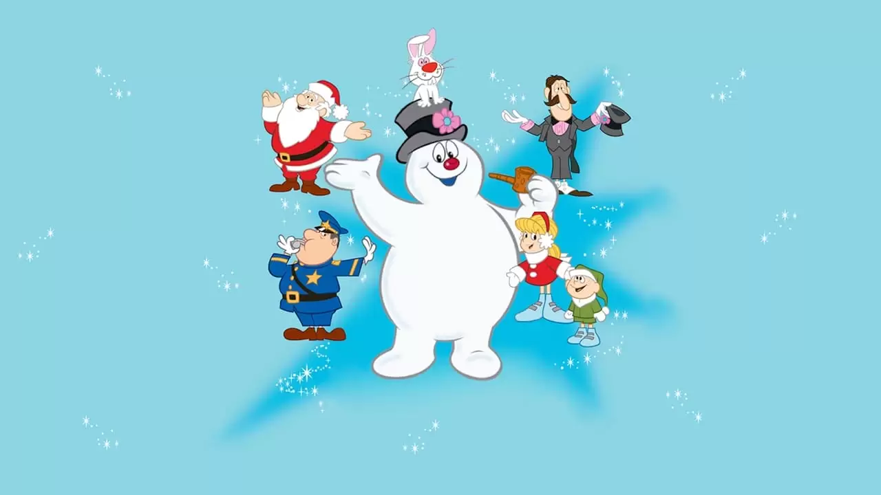 Frosty the Snowman Backdrop