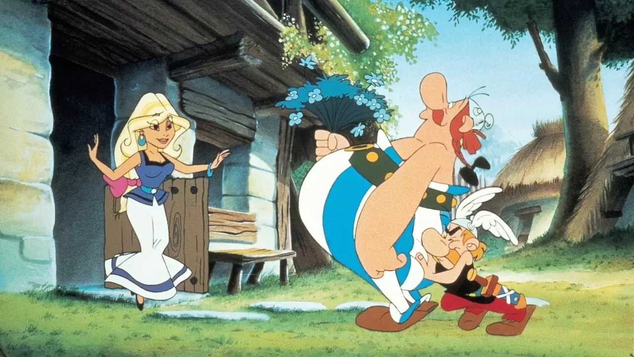 Asterix Versus Caesar Backdrop