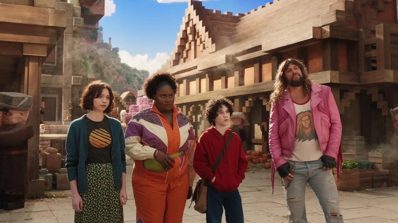 A Minecraft Movie Backdrop