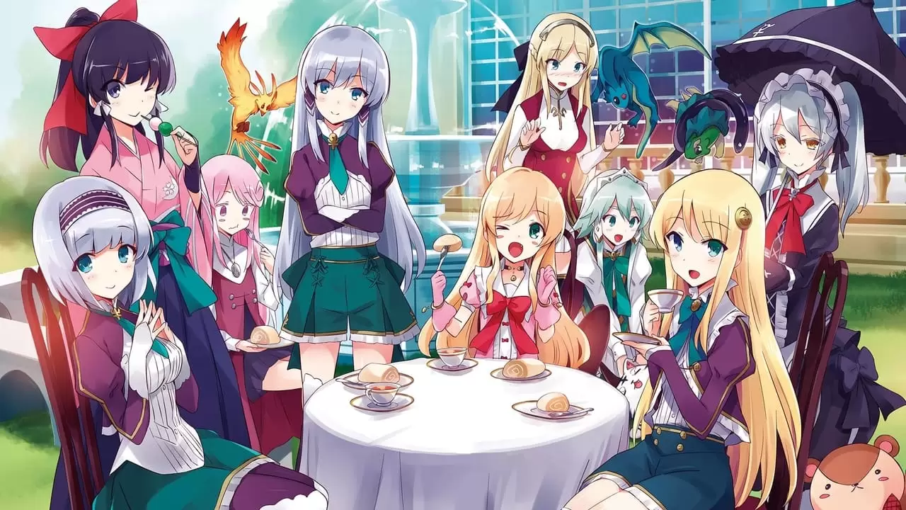 Isekai wa smartphone to tomo ni. Backdrop