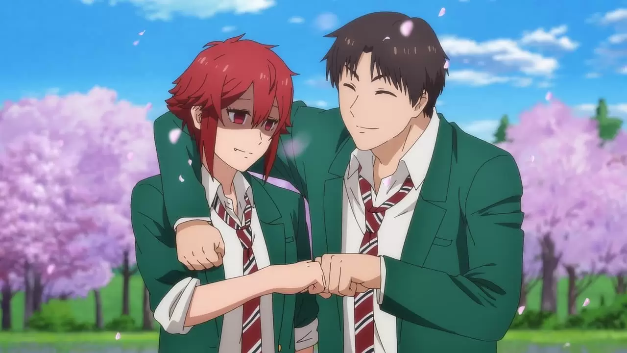 Tomo-chan Is a Girl! Backdrop