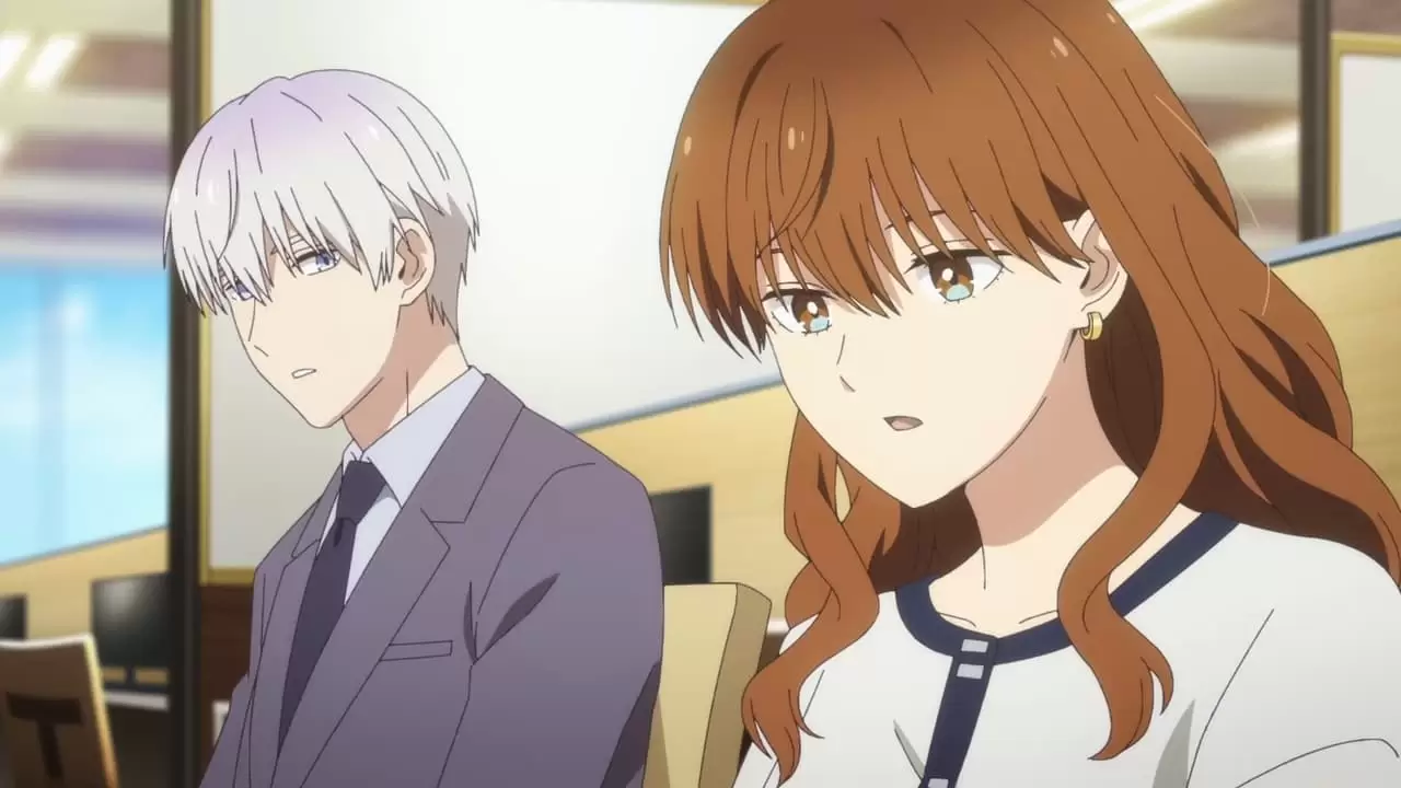 The Ice Guy and His Cool Female Colleague Backdrop