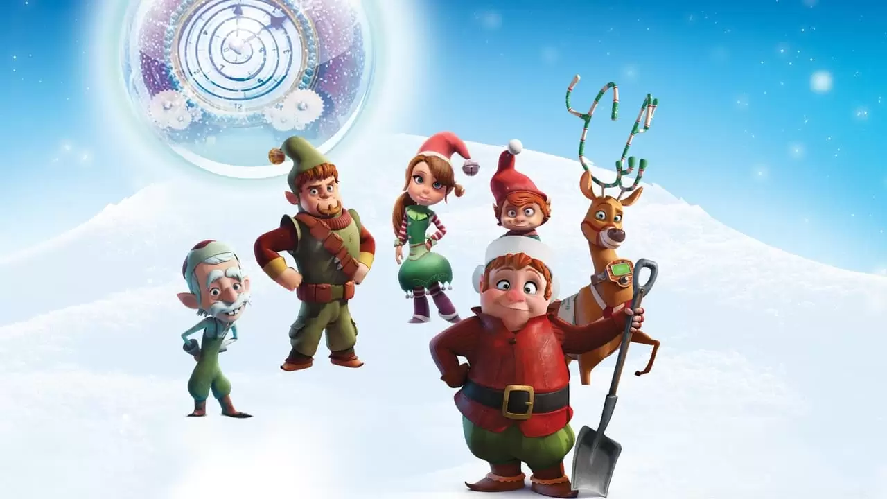 Saving Santa Backdrop