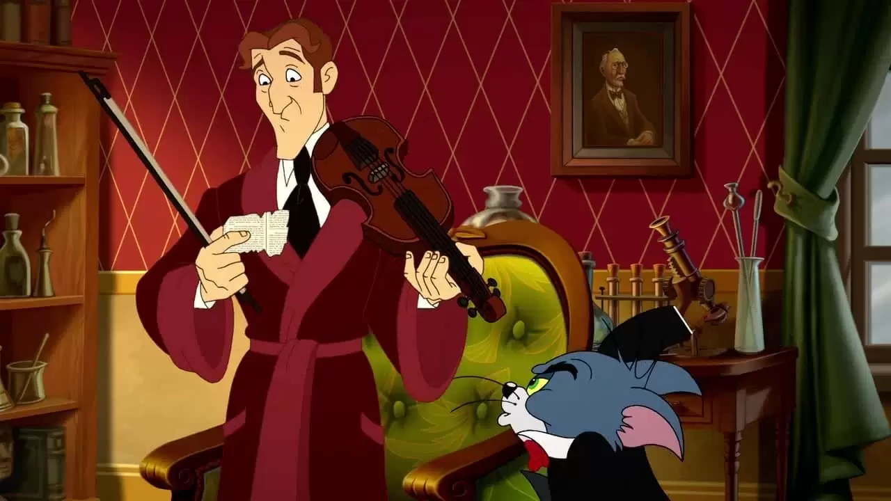 Tom and Jerry Meet Sherlock Holmes Backdrop