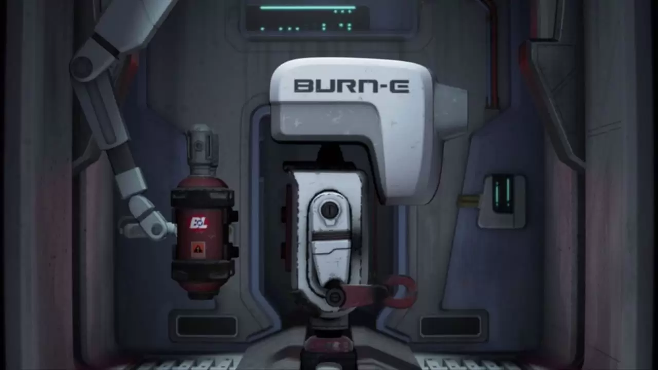 Burn-E Backdrop