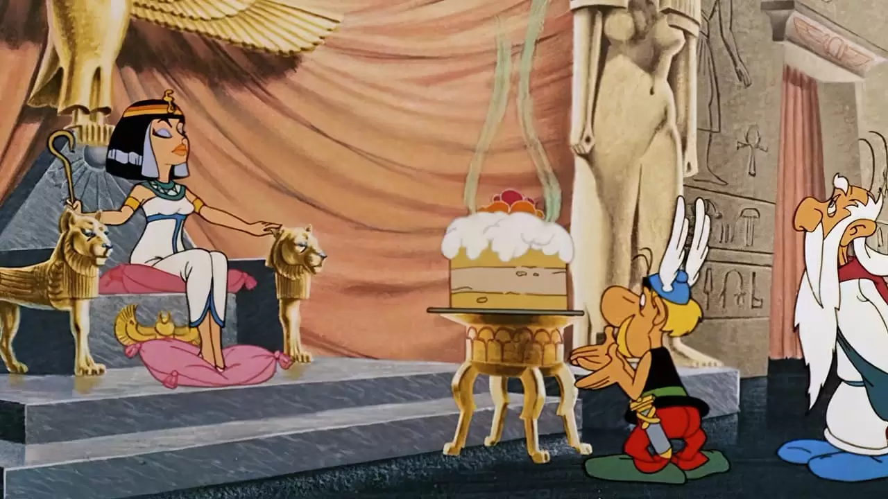 Asterix and Cleopatra Backdrop