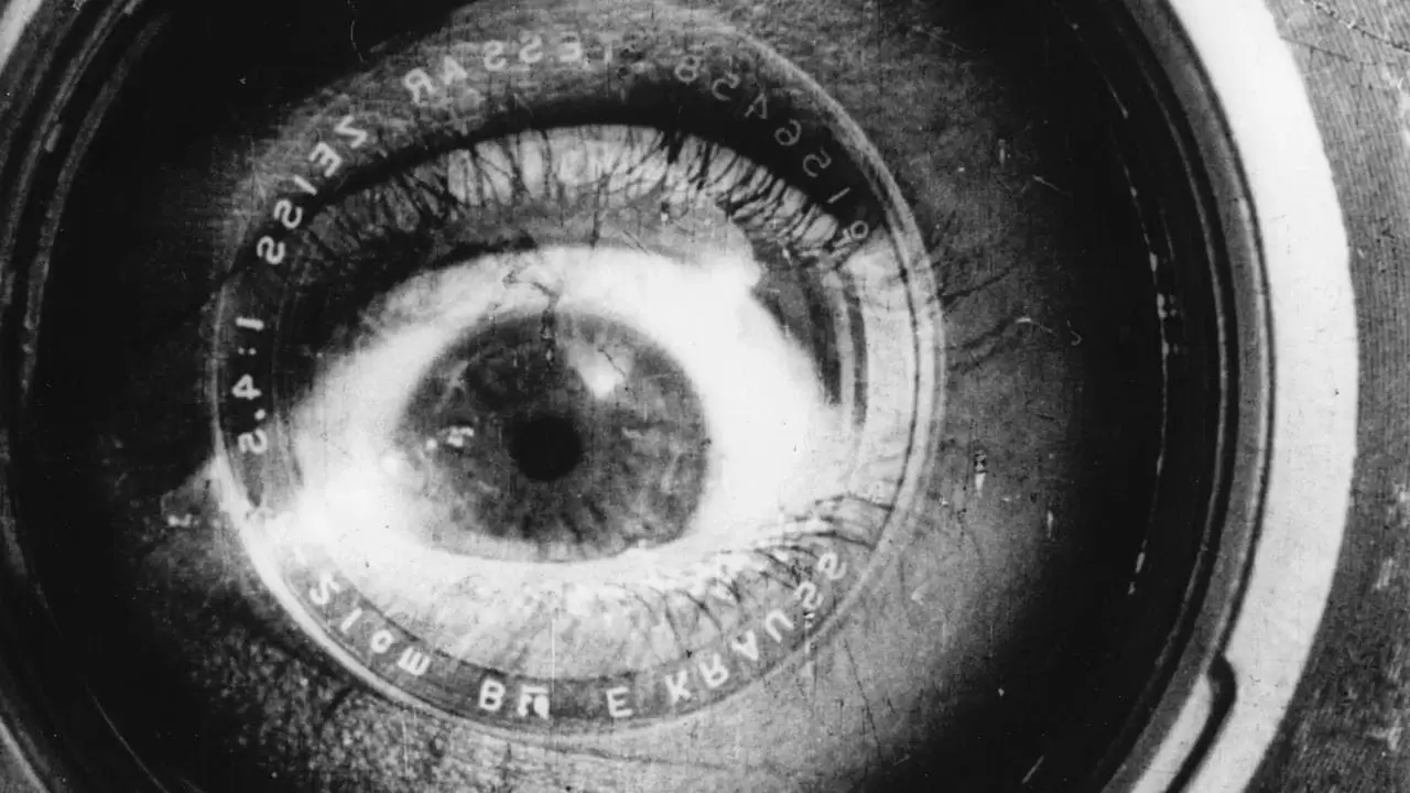 Man with a Movie Camera Backdrop