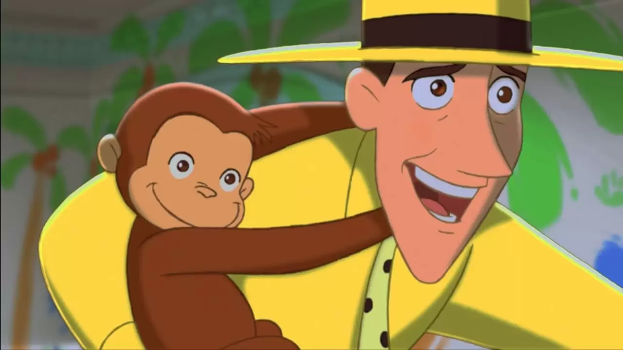 Curious George Backdrop