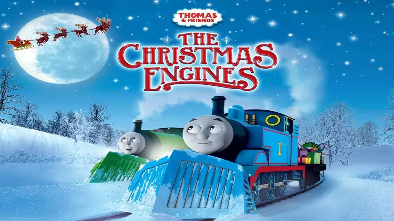 Thomas & Friends: The Christmas Engines Backdrop