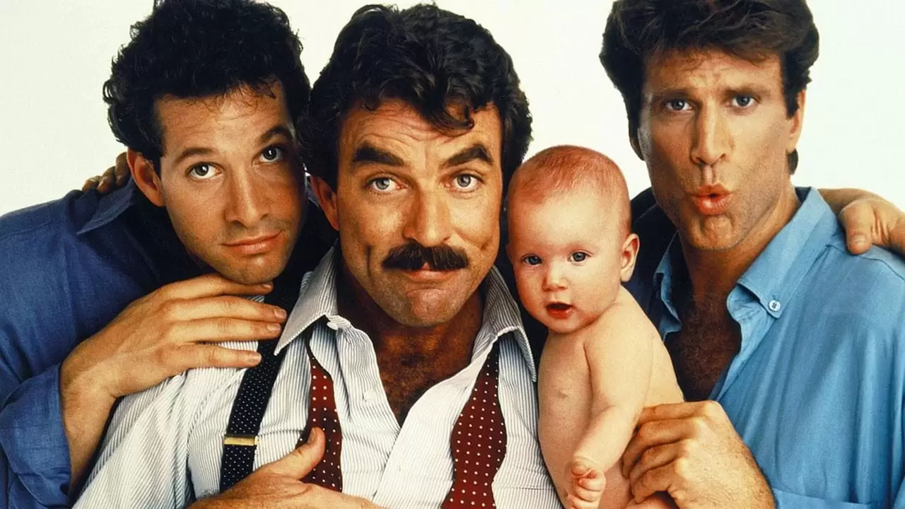 Three Men and a Baby Backdrop