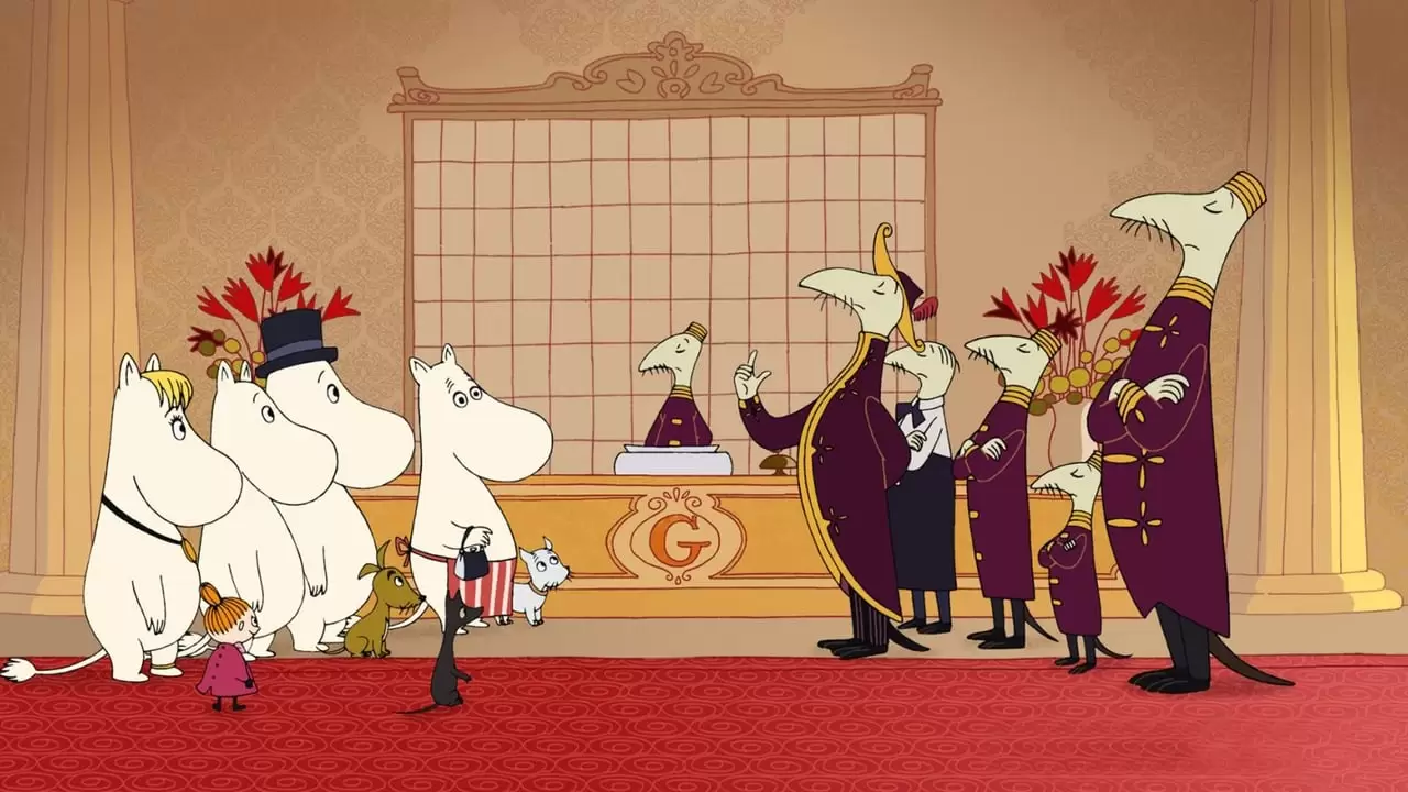 Moomins on the Riviera Backdrop