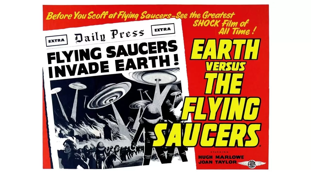 Earth vs. the Flying Saucers Backdrop
