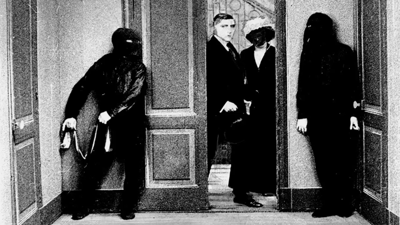 Fantomas: The Mysterious Finger Print Backdrop
