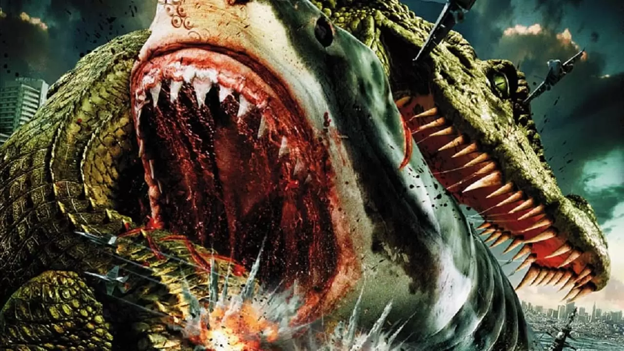 Mega Shark vs. Crocosaurus Backdrop