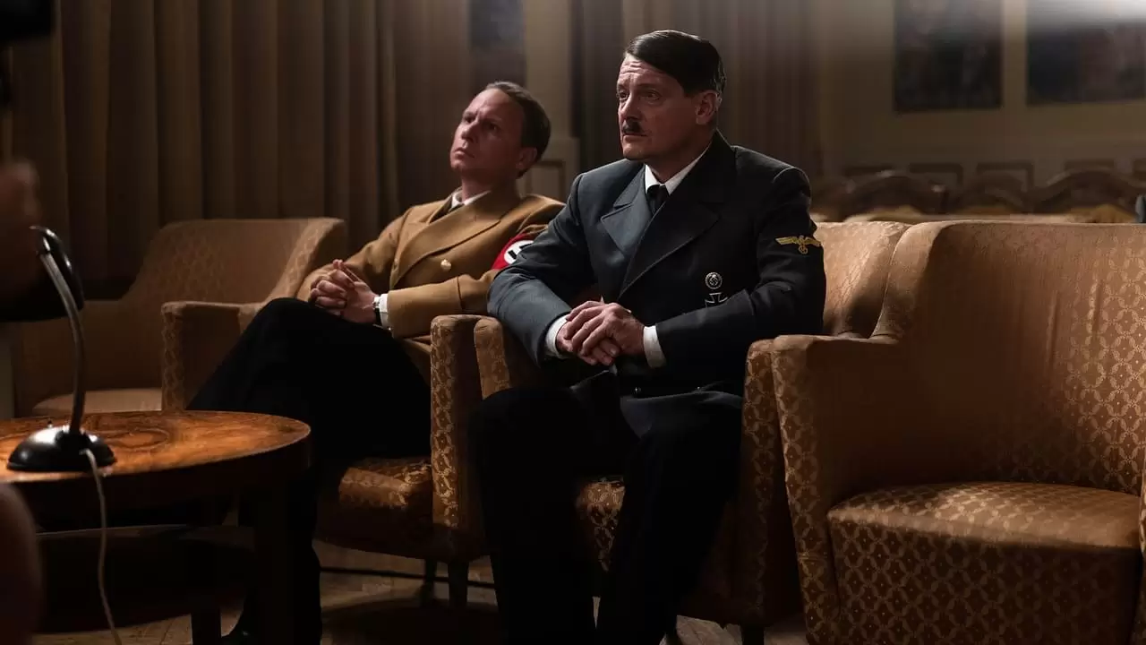 Goebbels and the Führer Backdrop