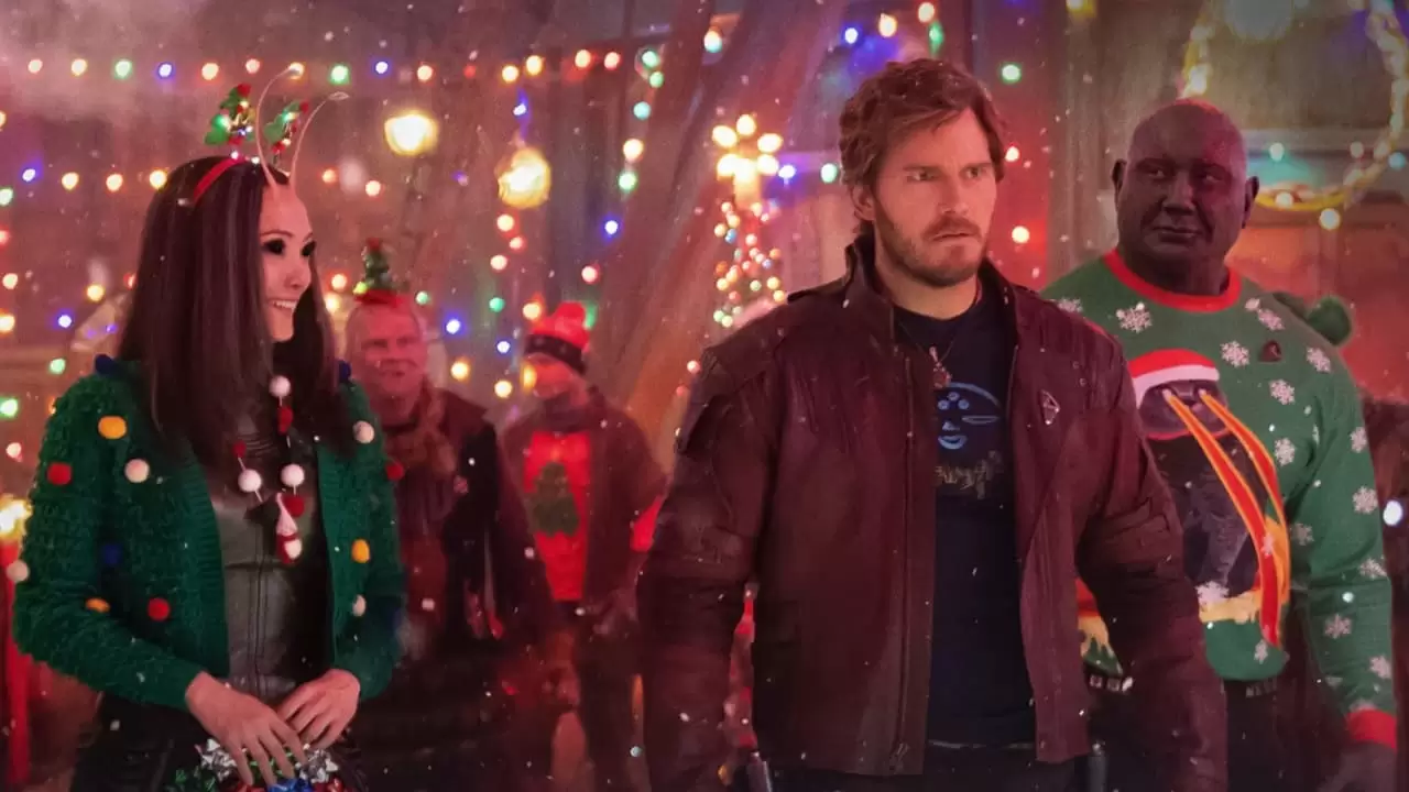 The Guardians of the Galaxy Holiday Special Backdrop