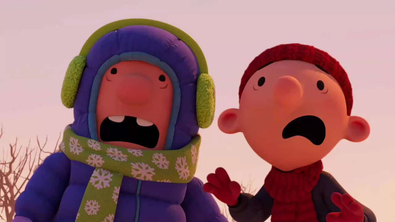 Diary of a Wimpy Kid Christmas: Cabin Fever Backdrop