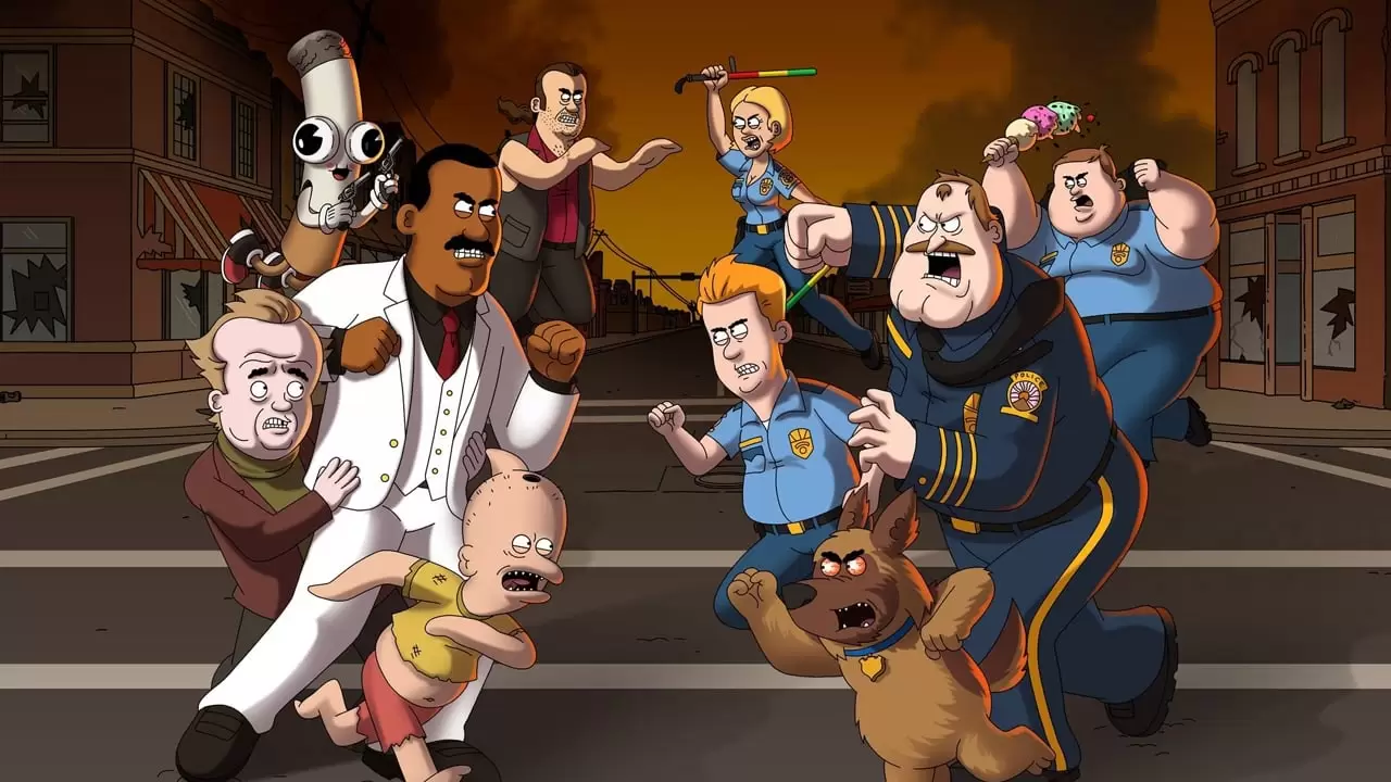 Paradise PD Backdrop