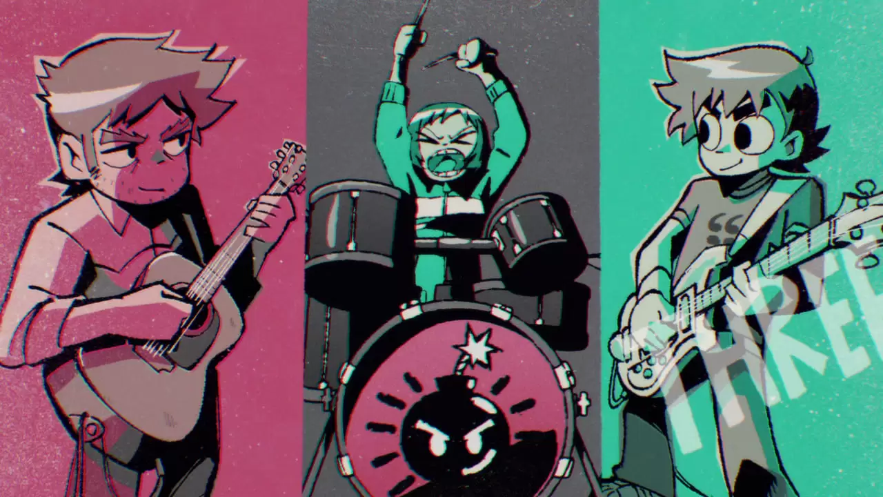 Scott Pilgrim Takes Off Backdrop