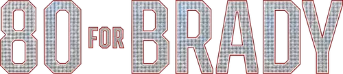 80 for Brady Logo