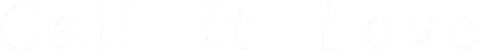 Call It Love Logo