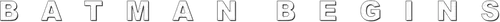 Batman Begins Logo