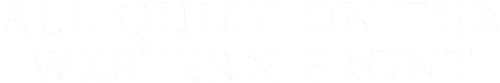 All Quiet on the Western Front Logo
