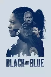 Black and Blue Poster
