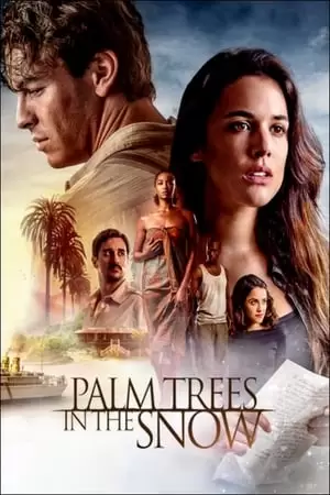 Palm Trees in the Snow Poster
